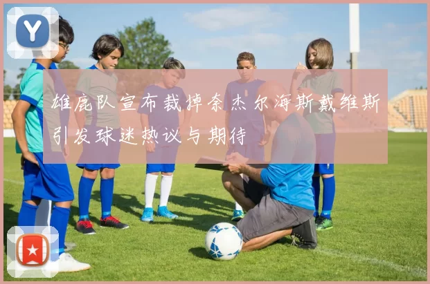 雄鹿队宣布裁掉奈杰尔海斯戴维斯引发球迷热议与期待